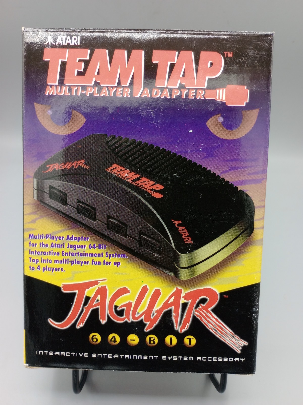 Brand New  TEAM TAP Atari Jaguar Multi Player Adapter for Jaguar 64 bit - CIB