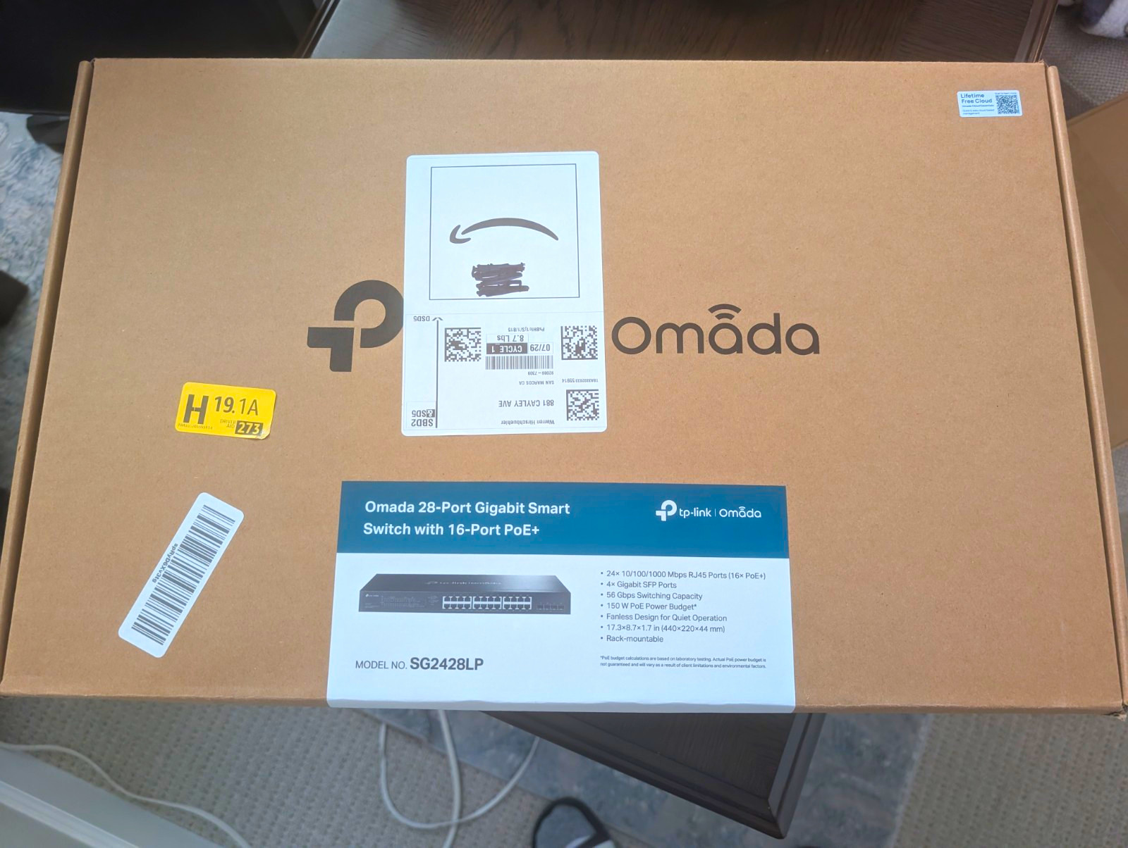 TP-Link Omada SG2428LP 28-Port Gigabit Smart Rack Switch w/ 16-Port PoE+