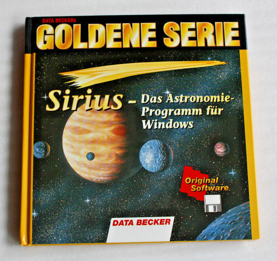 DATA BECKER's GOLDEN SERIES - Sirius - Data Becker Verlag - 1st 1993 Edition