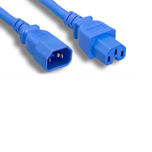 8 Ft Blue Power Cable for HP HPE FlexNetwork 5520HI Switch Jumper Cord to PDU UP