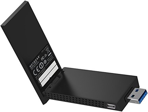 BLACK - NETGEAR CERTIFIED REFURBISHED AC1200 WI-FI USB ADAPTER HIGH GAIN DUAL