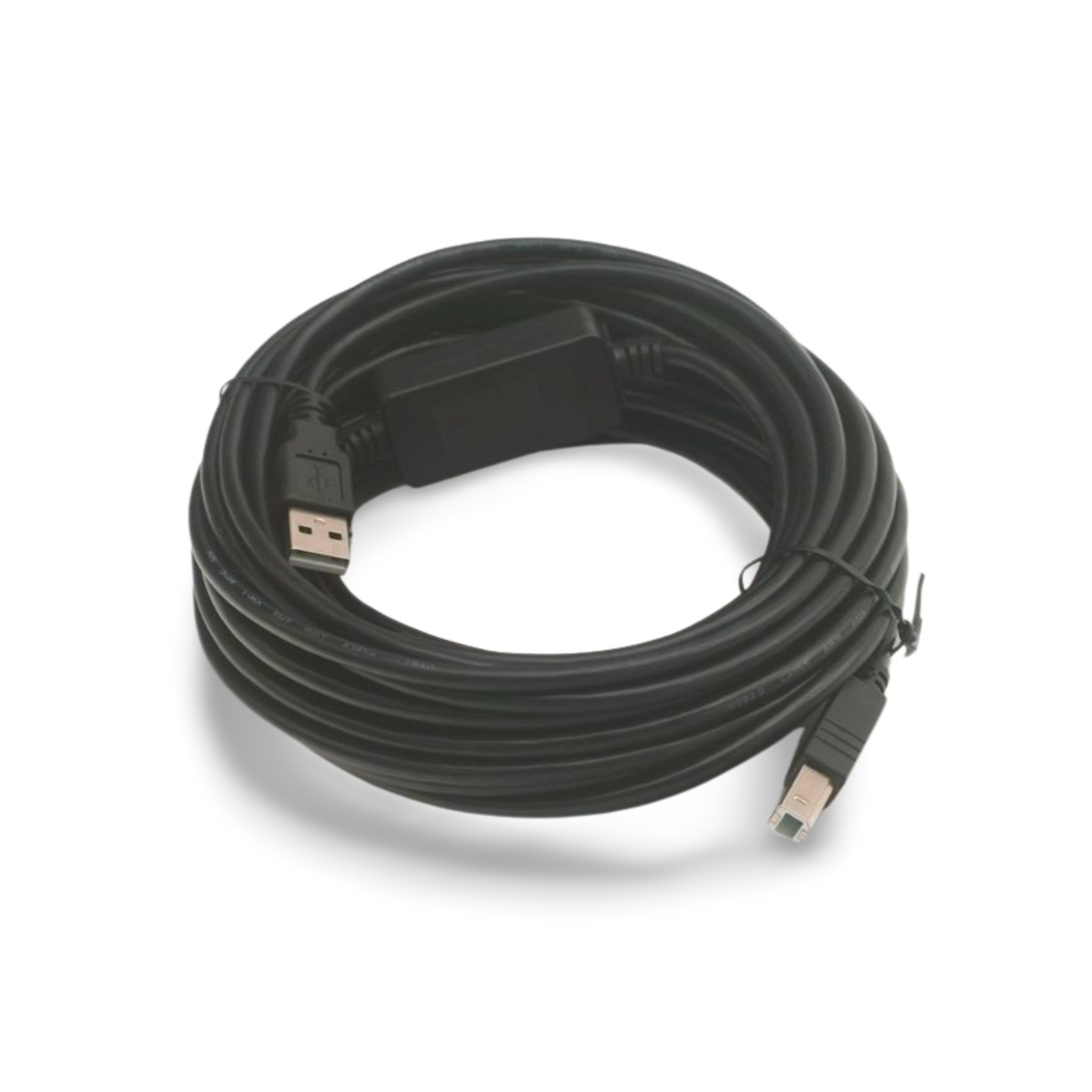 30ft USB 2.0 Type-A to Type-B Cable (Extended Length) - Black