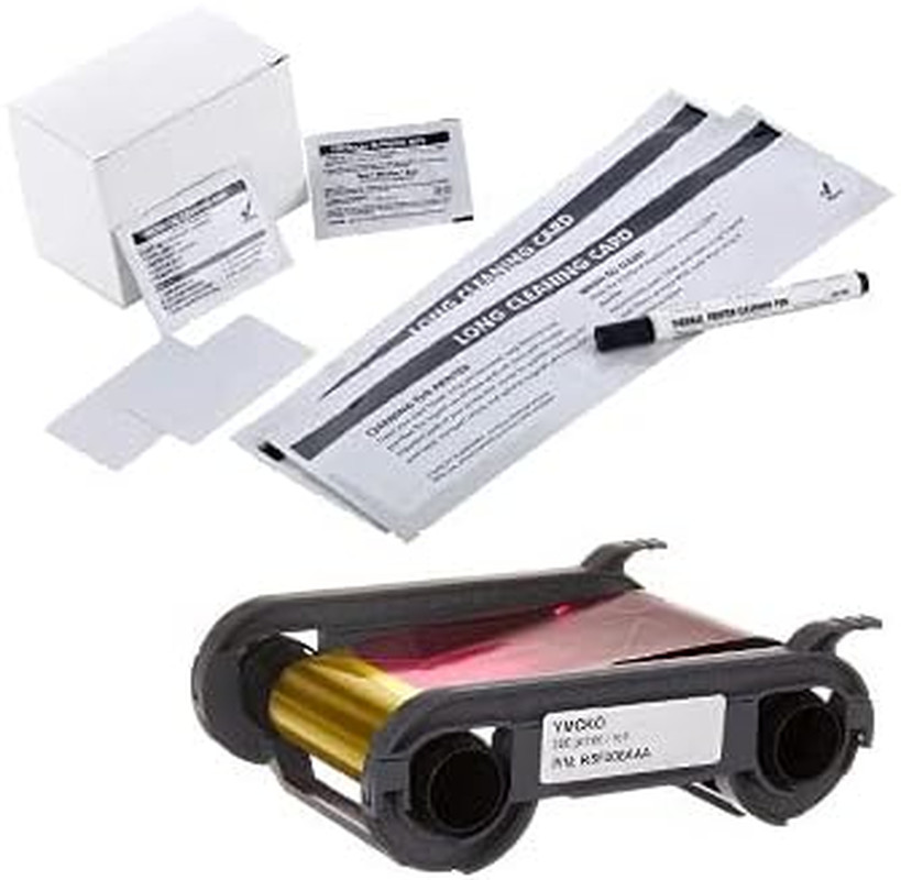 Evolis R5F008AAA Ribbon and Duraclean DC ACL002 Cleaning Kit for the Evolis Prim