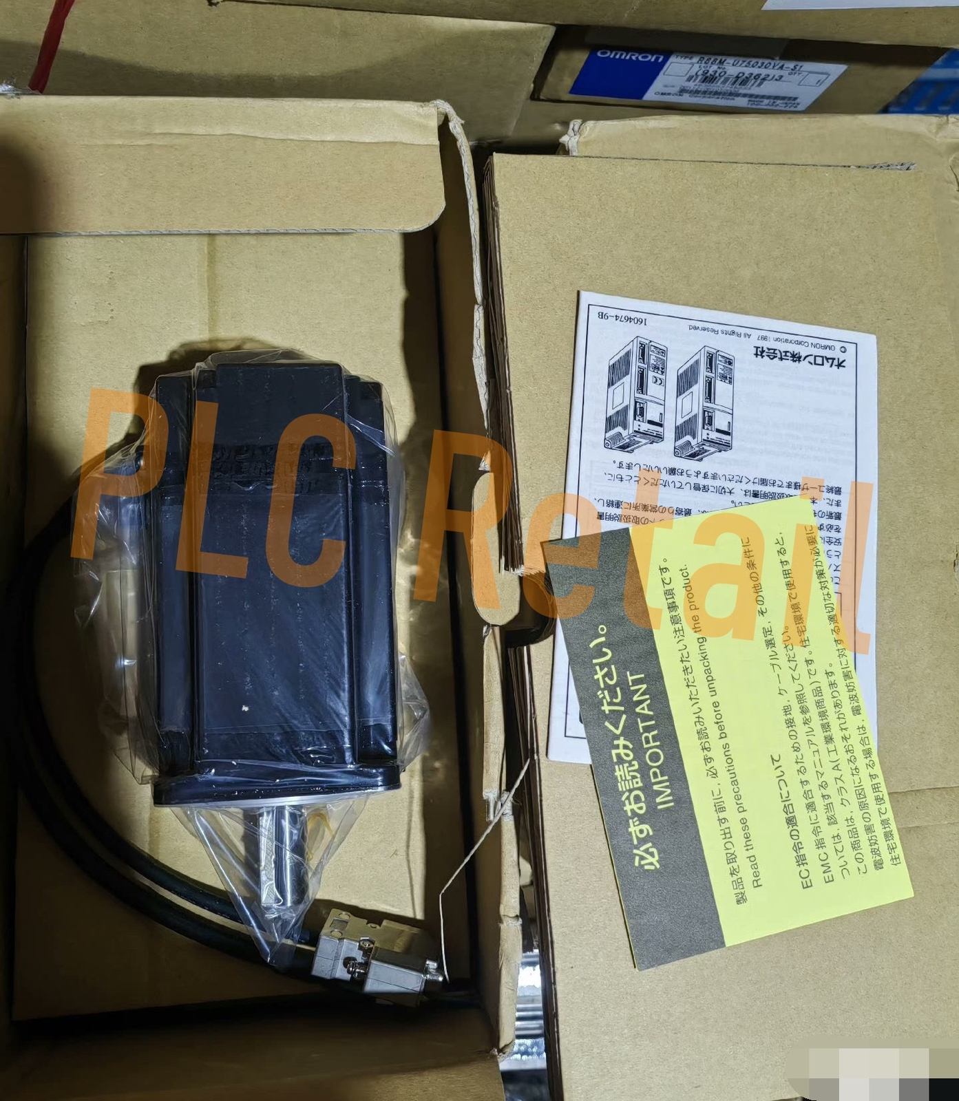 1PCS NEW Omron servo motor R88M-U75030VA-S1 FedEx or DHL
