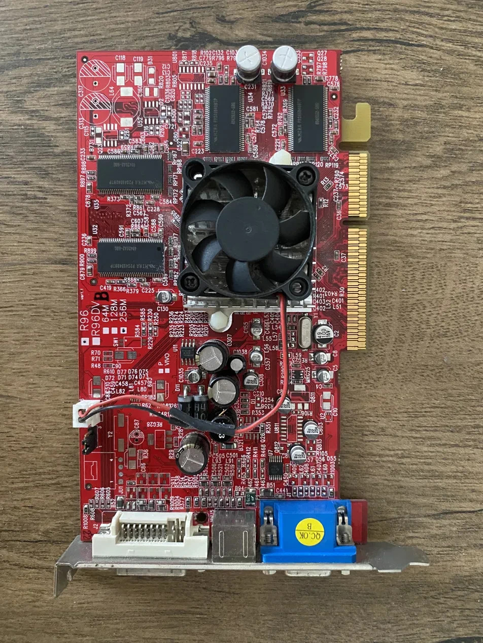 PowerColor ATI Radeon 9600 PRO 256MB DDR AGP 8X Video Card R96-HD3 VGA DVI