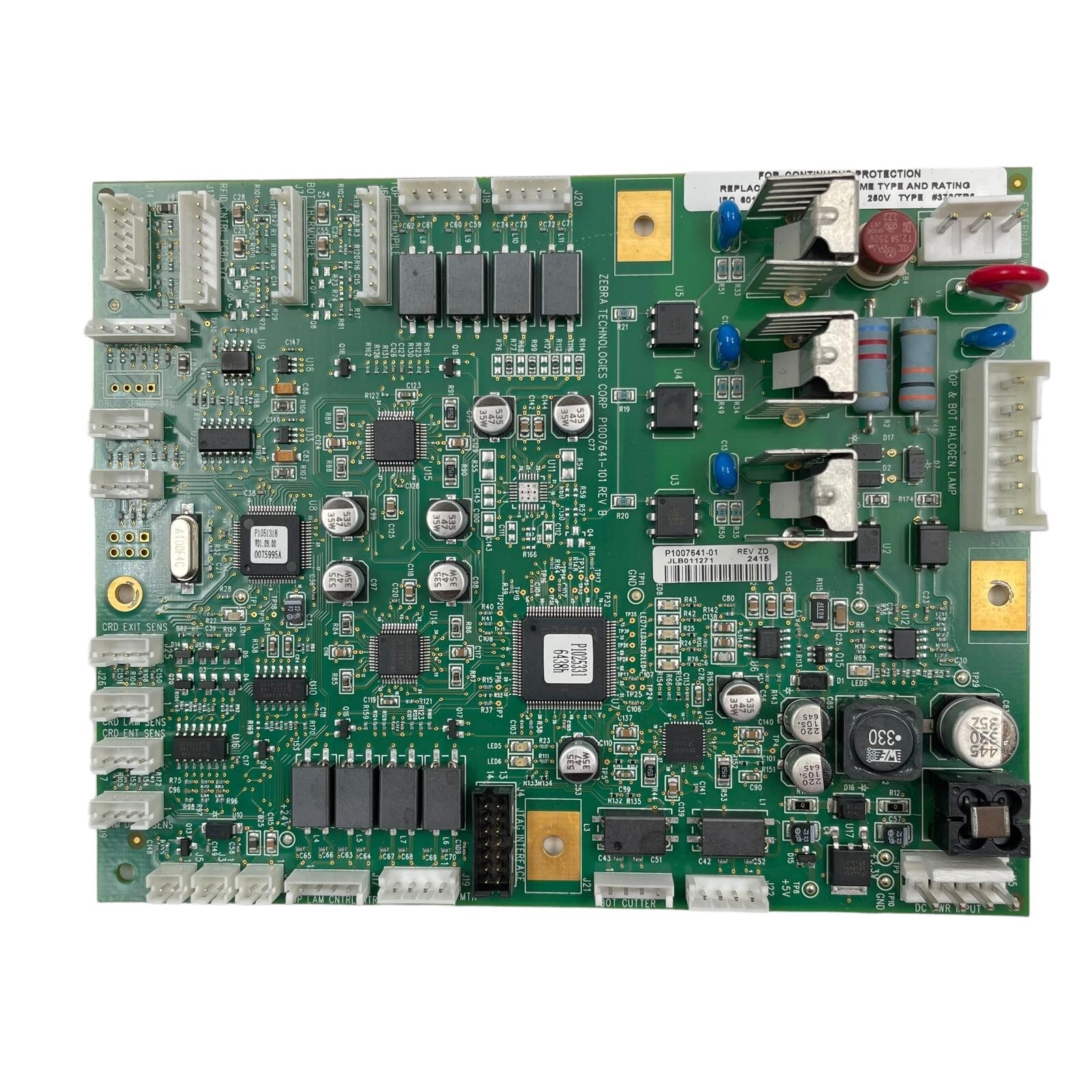 Zebra ZXP P1007641-01 REV ZD Board