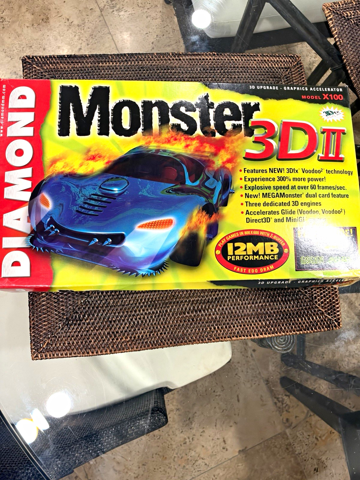 Diamond Monster 3D II 12MB PCI 3dfx Voodoo2 VGA Direct3D Glide