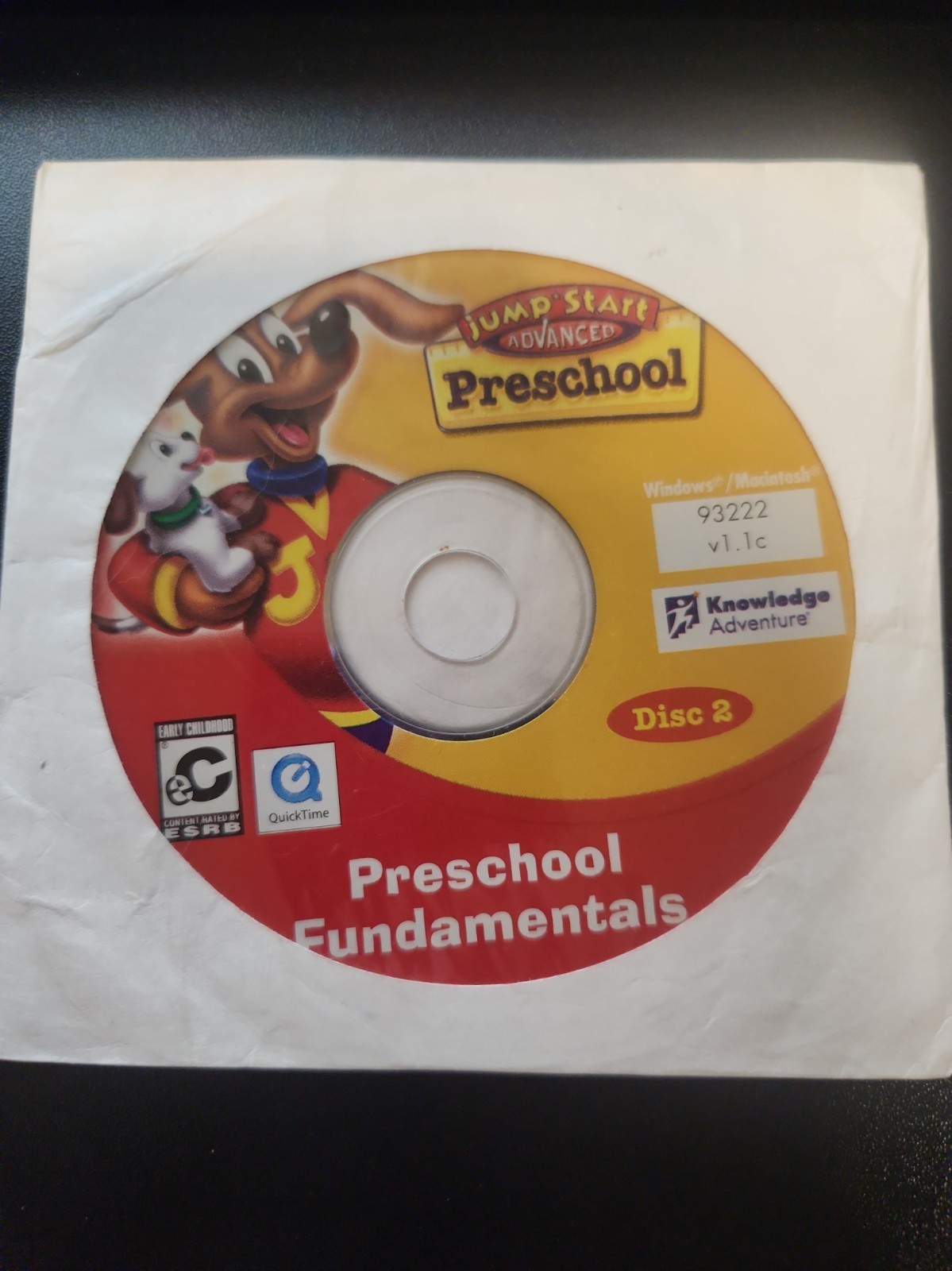 Jump Start Preschool Preschool Fundamentals Disk 2 Knowledge Adventure 2008