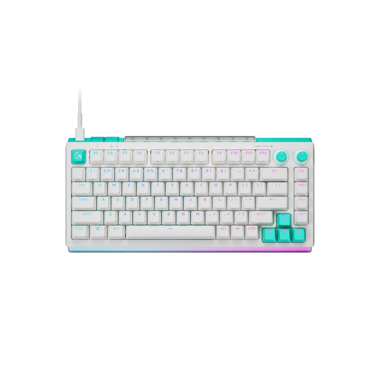 Logitech G512 X 75 TMR + Linear Switch Mechanical Gaming Keyboard - White