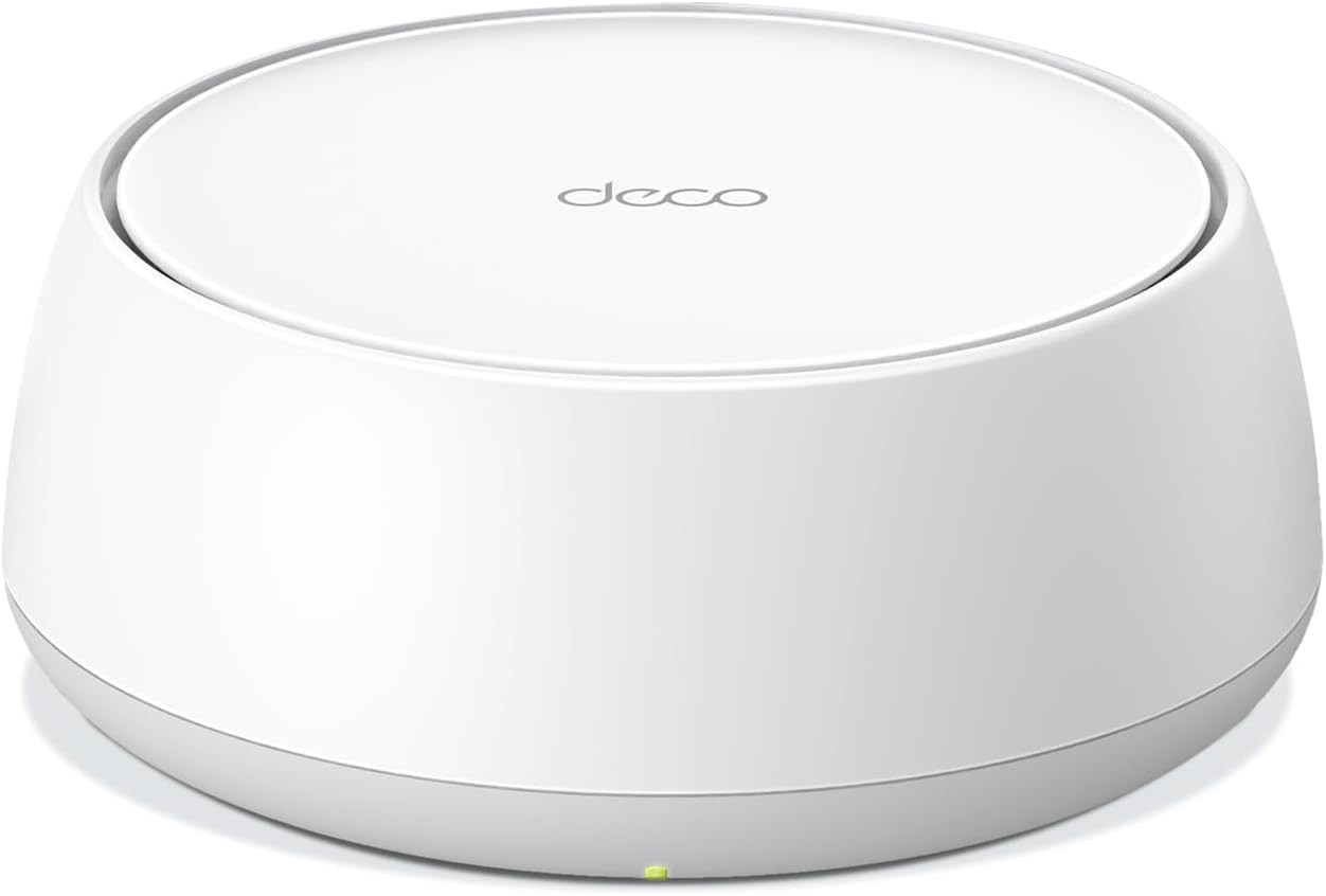 TP-Link Deco BE25(1-Pack), BE3600 Mbps, 2×2.5 Gbps Ports, AI Supported White