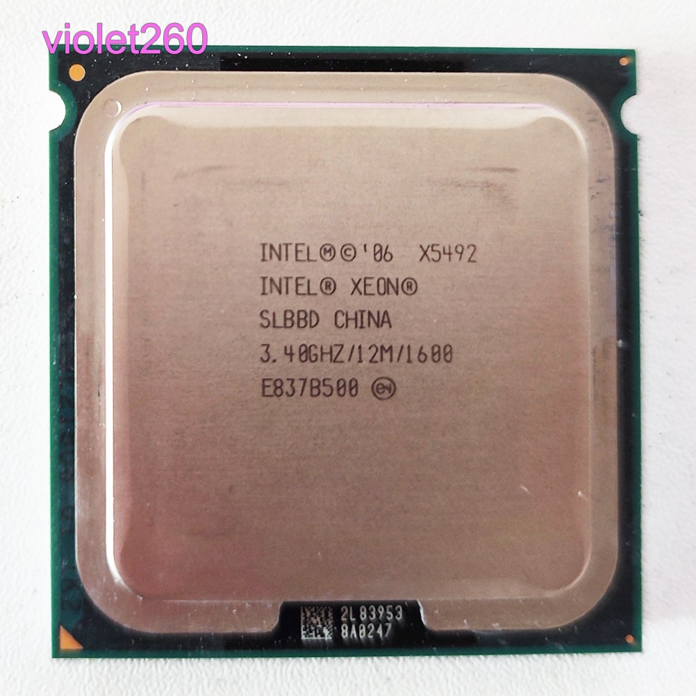Intel Xeon X5492 3.4GHz 12M Quad Core LGA771 Same Encoding Desktop CPU Processor