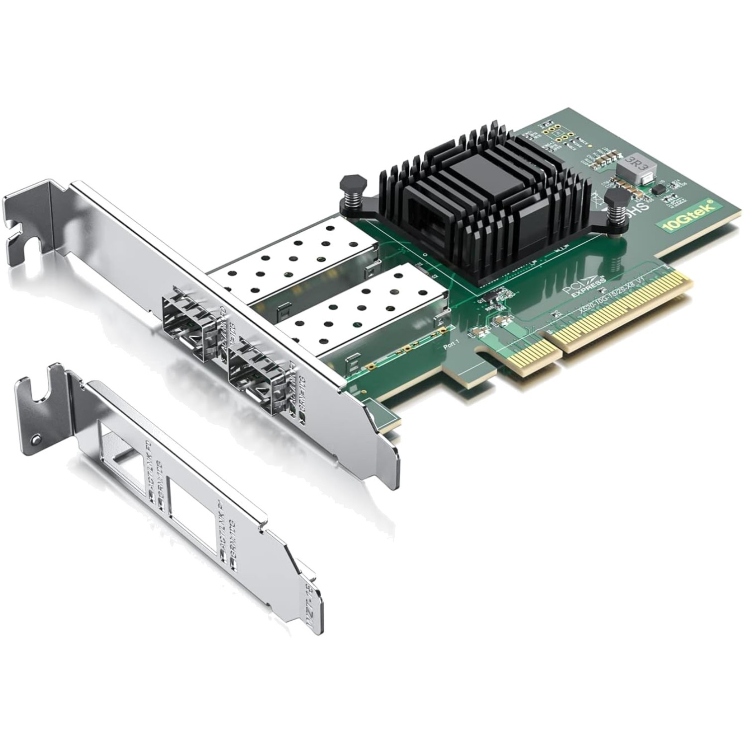Intel 82599ES 10Gb PCI-E Network Card, Dual SFP+ Ports for Enhanced Performance