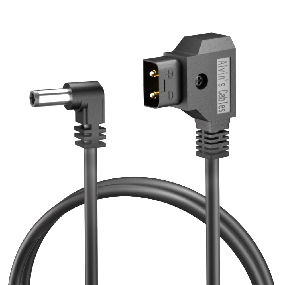 Power Tap DTap To 2.1 DC 12V Right Angle Cable Fits Atomos Shogun 1.5m