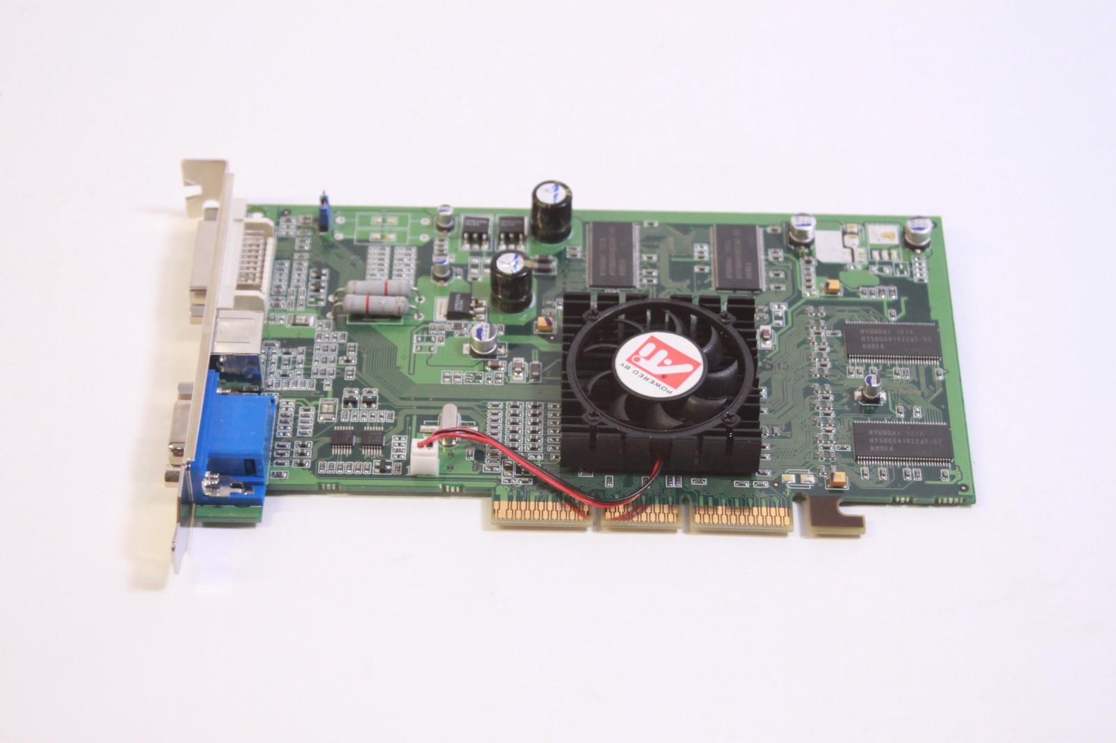 ATI Radeon 7500 64M DDR AGP Graphics Card Computer Part Retro Gaming UNTESTED