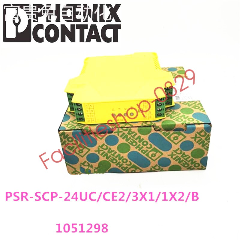 1pcs Phoenix Safety Relay PSR-SCP-24UC/CE2/3X1/1X2/B Order No.1051298