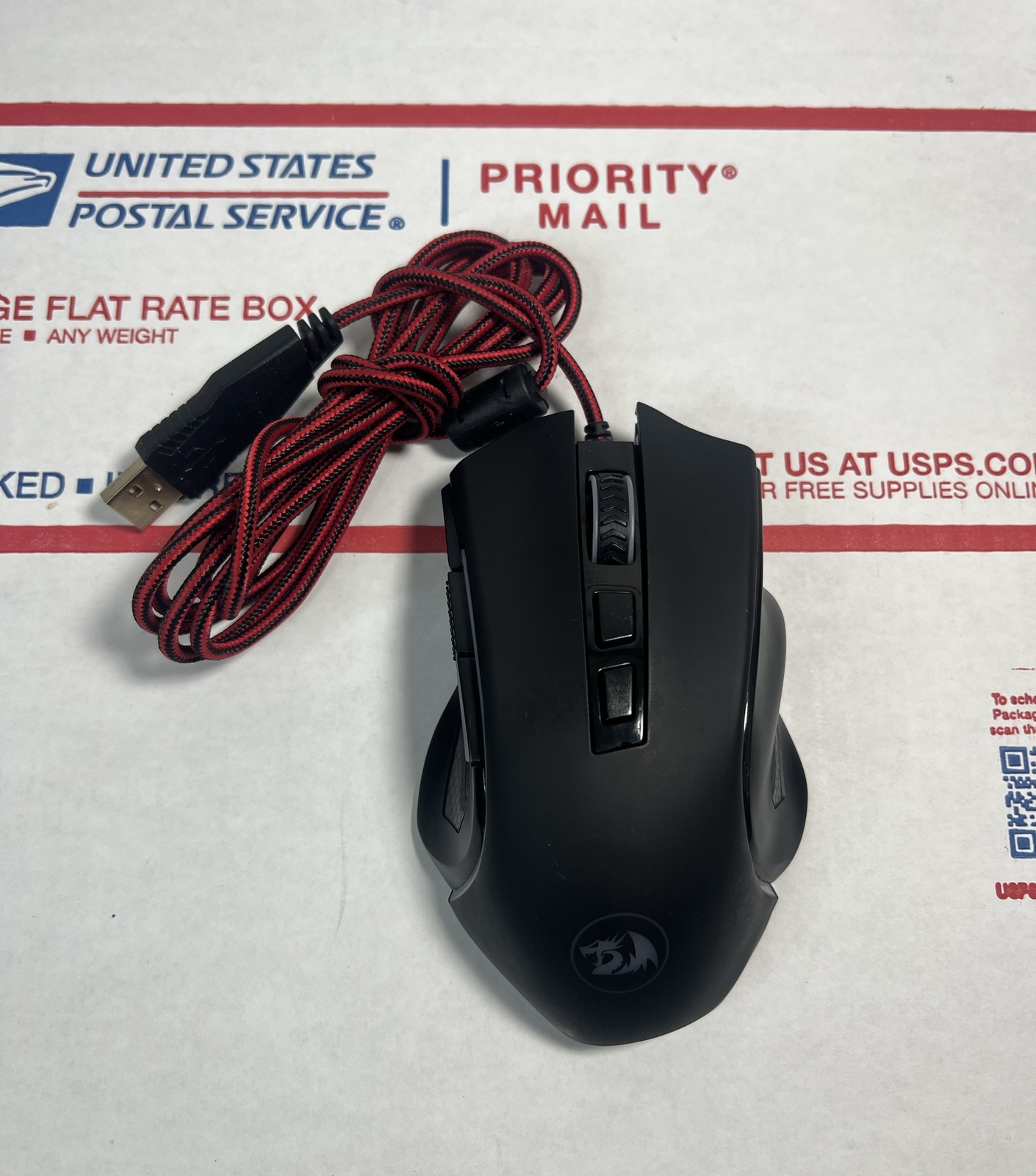 Red Dragon Griffin M607 Wired USB RGB LED 7200 DPI Gaming Mouse - SAME DAY SHIP
