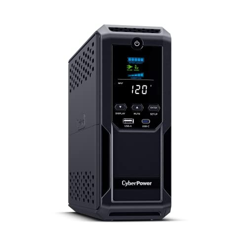 CyberPower BRG1500AVRLCD2 1500VA Mini Tower UPS with LCD
