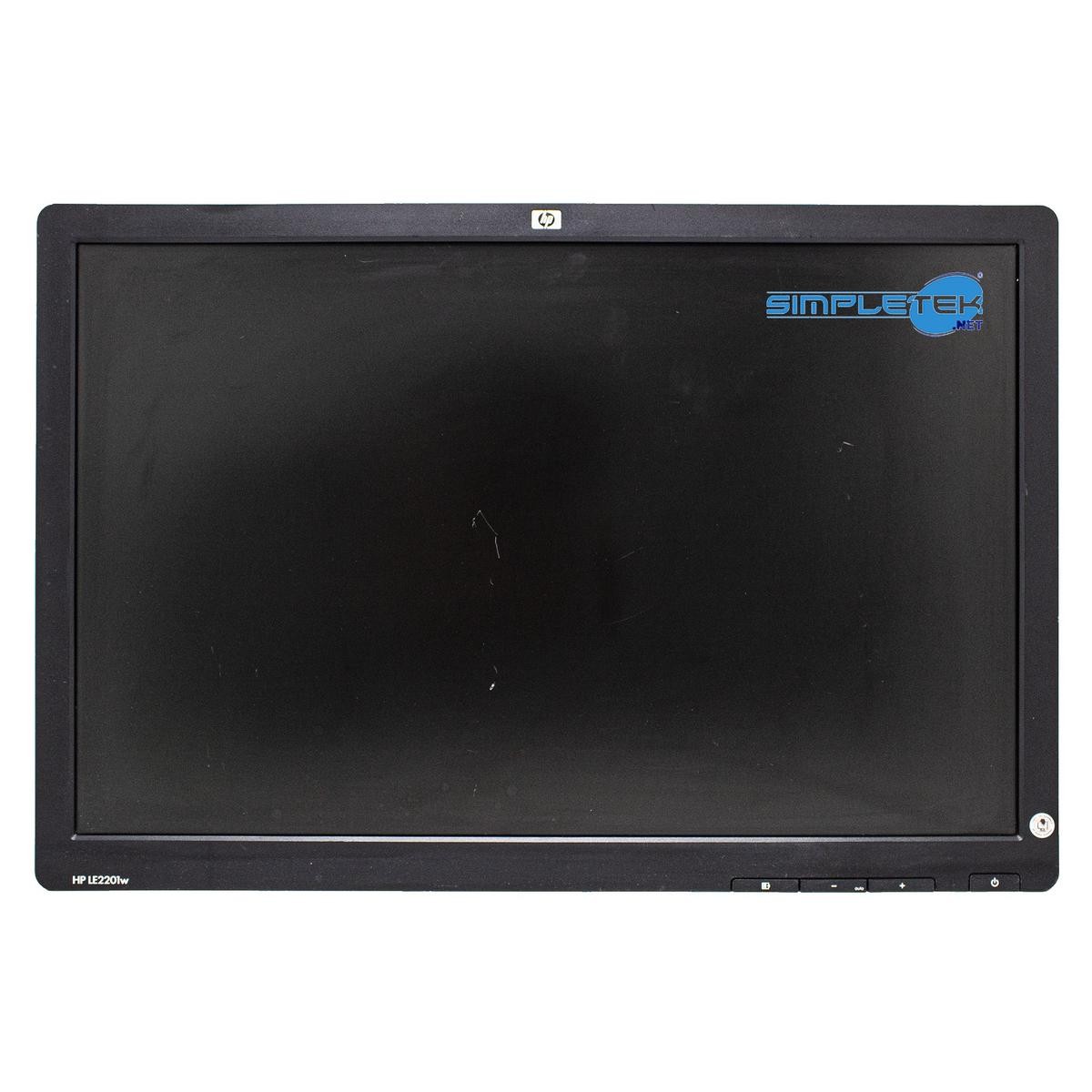 HP LE2201W LCD Monitor Display 22" VGA PC Computer Desktop DVR Case