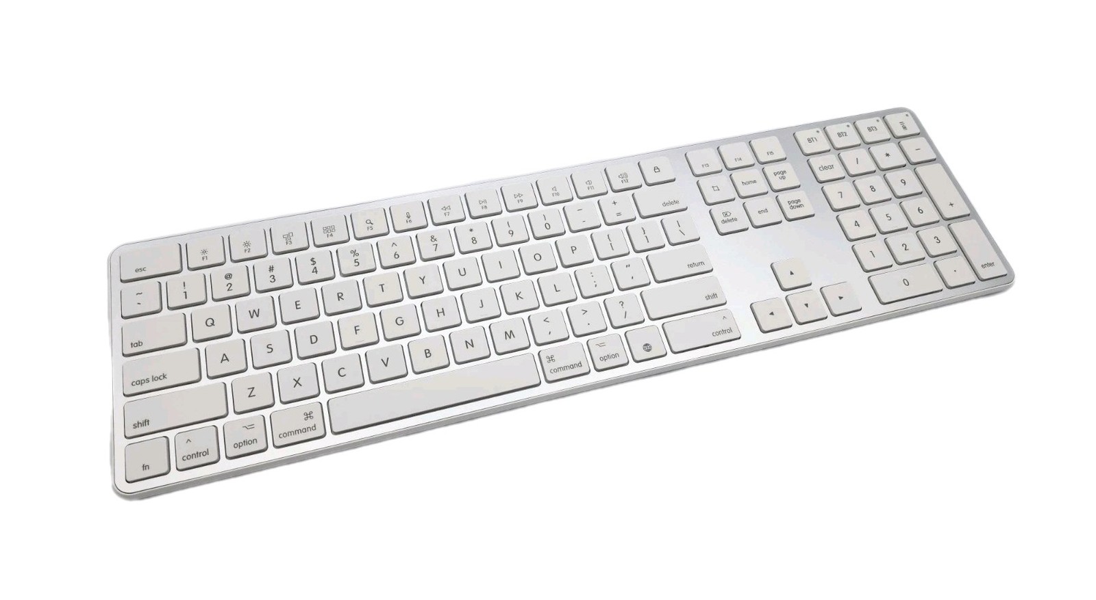 Omoton KB515 Silver Bluetooth Wireless Keyboard Designed for Mac