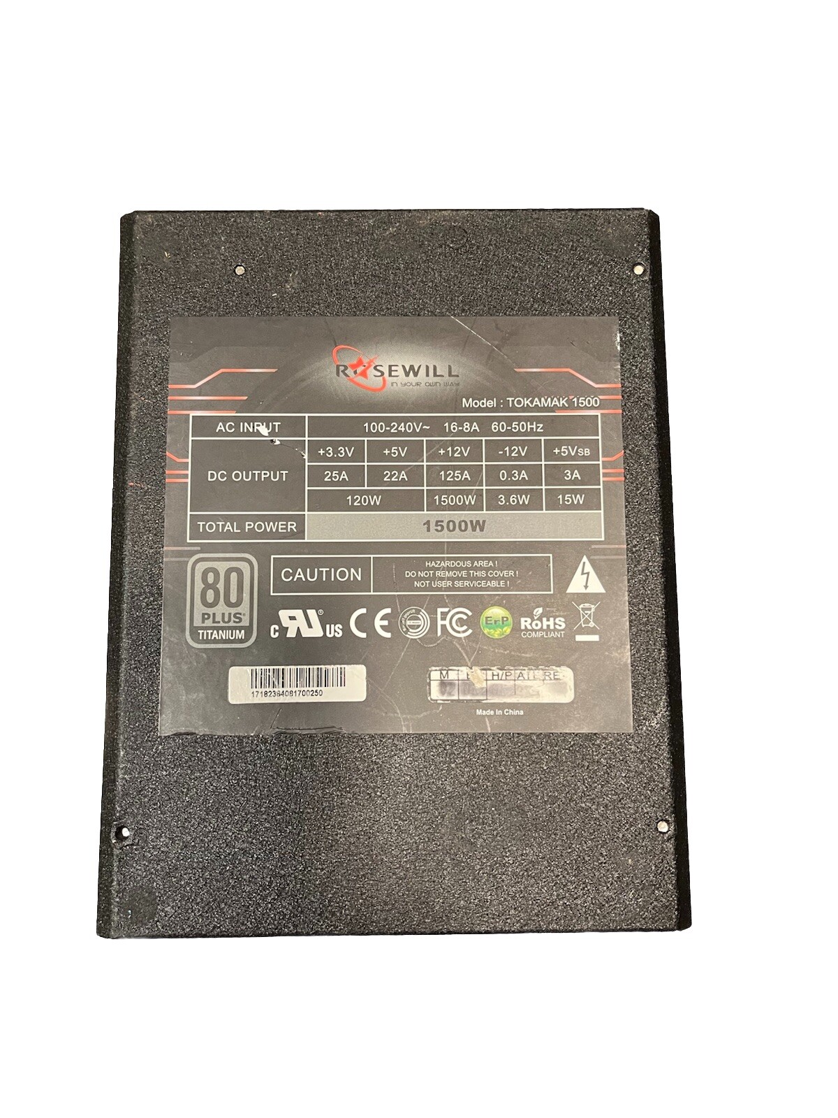 Rosewill TOKAMAK 1500W 80 Plus Platinum PSU