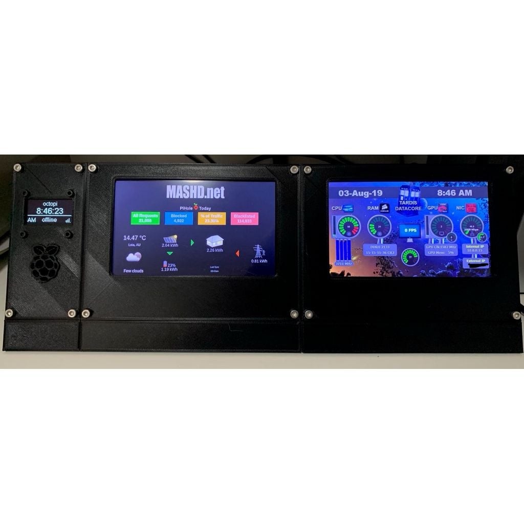 Computer HUD 3D-Printed