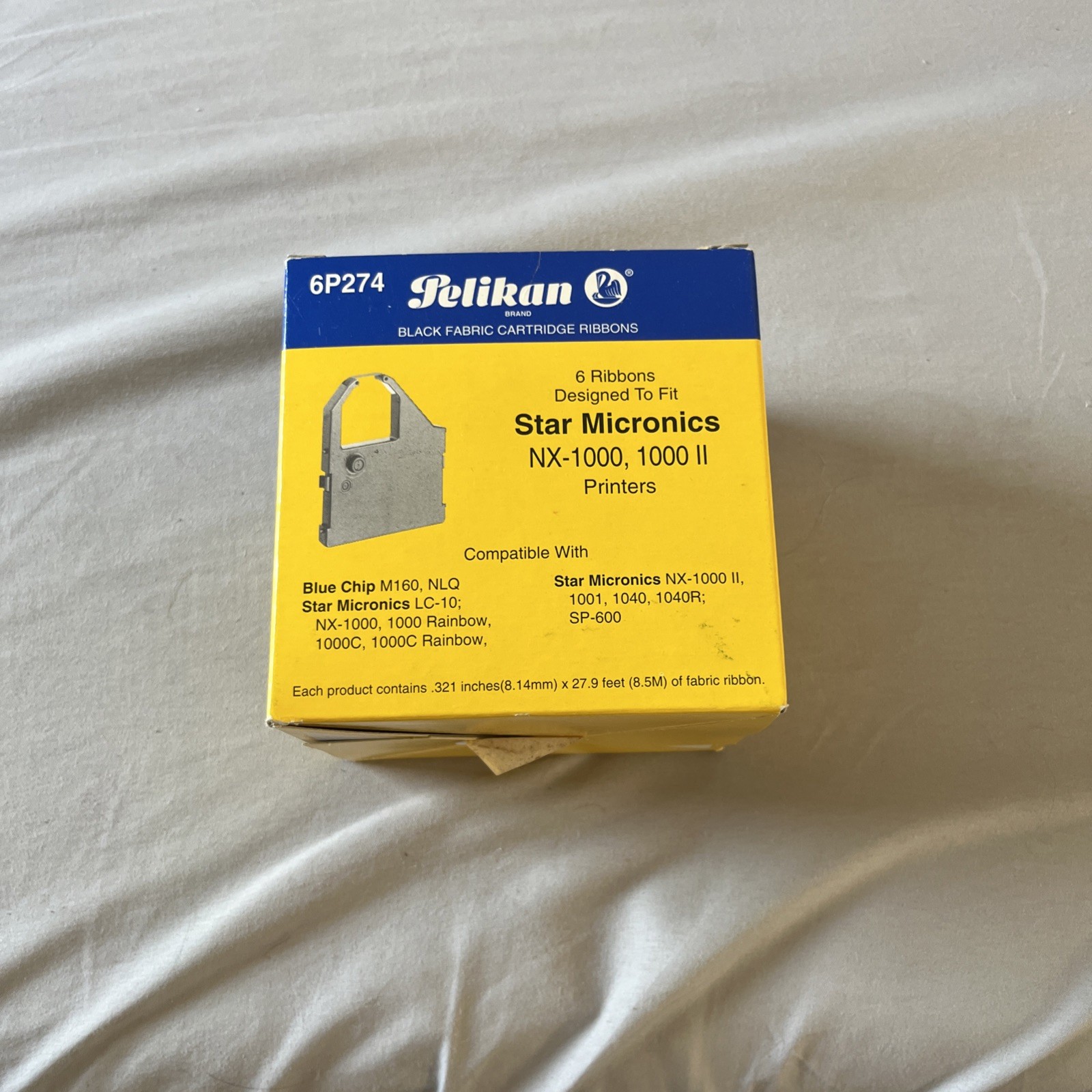 Pelikan 6P279 Printer Cartridge Ribbons, fits Star Micronics NX-2400, 2420, NOS