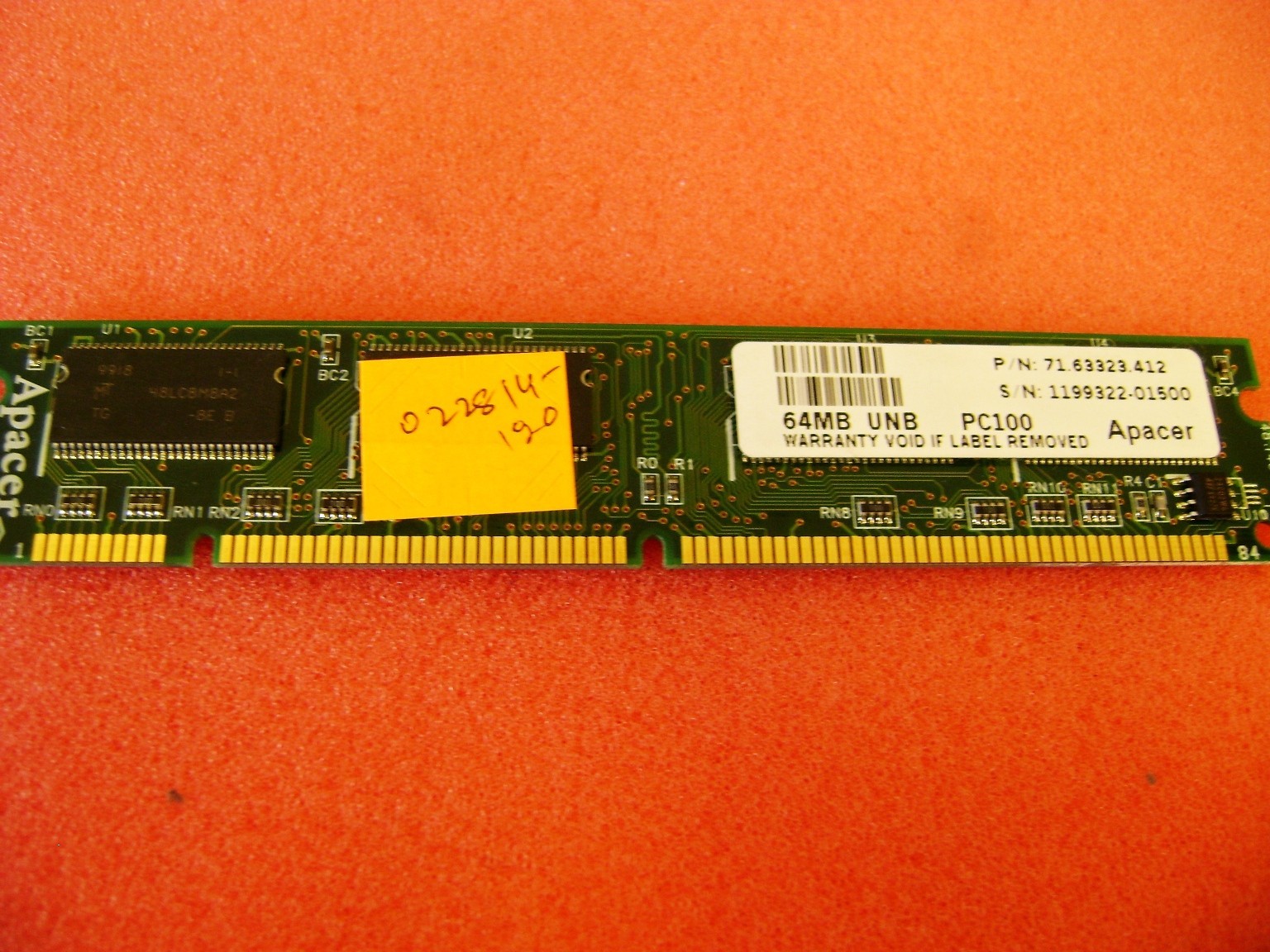 Apacer 64MB Memory 71.63323.412
