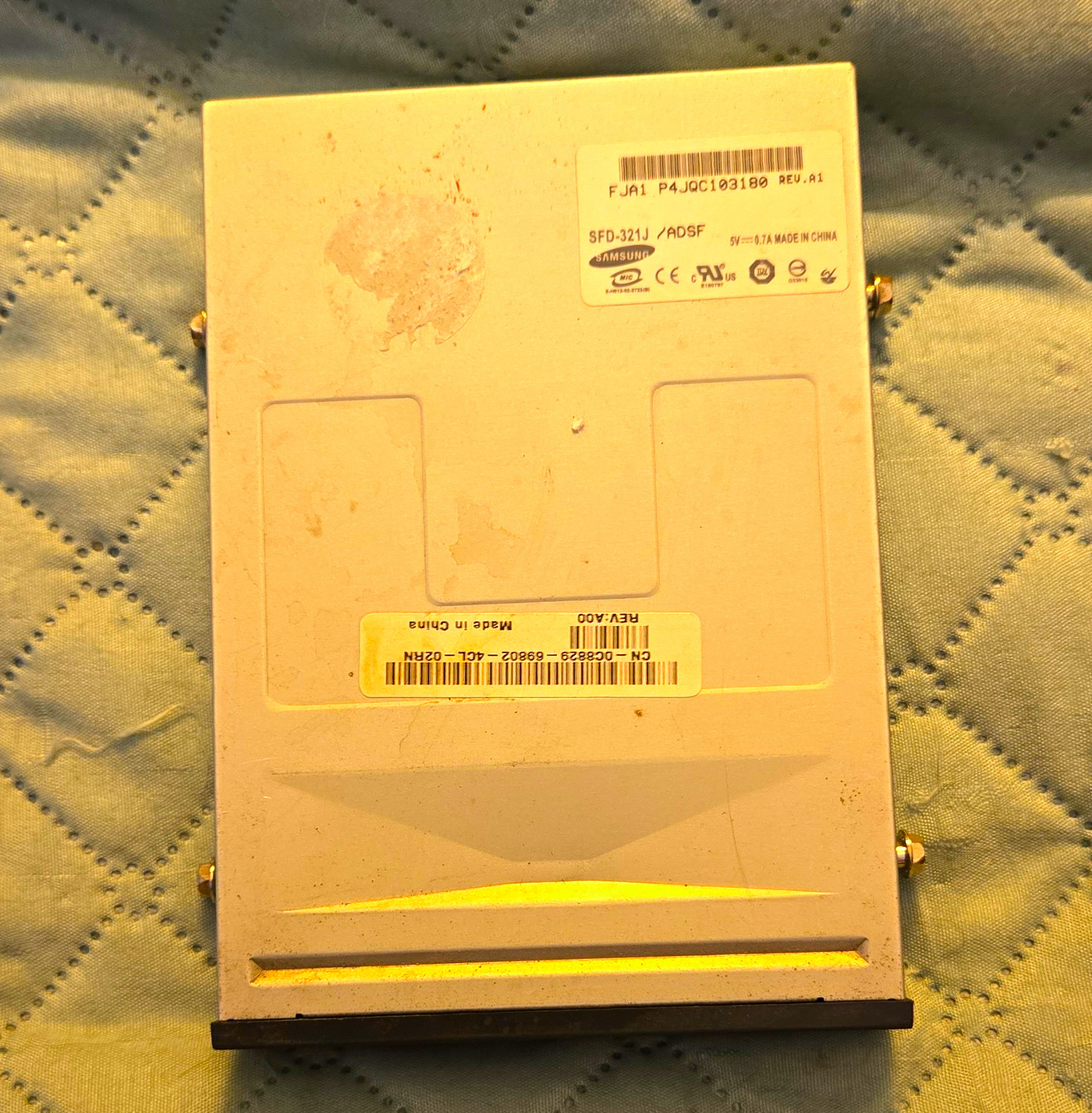 Samsung SFD-321J /ADSF 3.5" Internal Floppy Disk Drive 34-Pin for PC UNTESTED