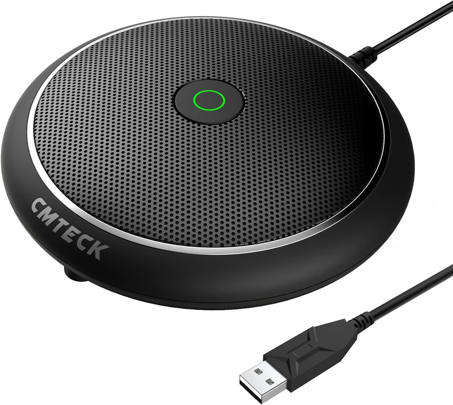 Usb Conference Microphone With Noise Cancelling And Mute Button For Meetings