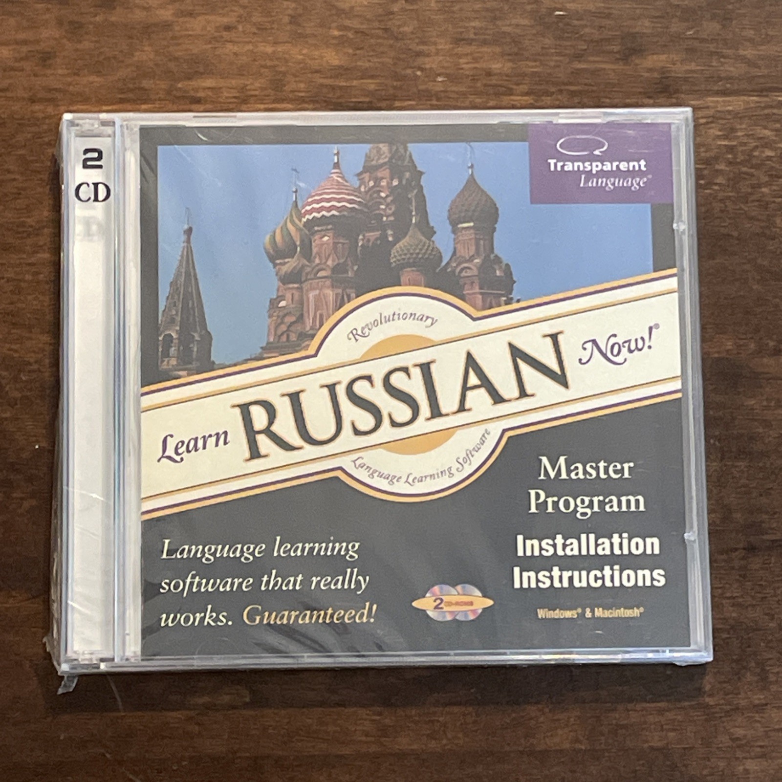 Learn Russian Now Cd Rom~ Version 7 Master Program New Sealed 2 Cd Roms