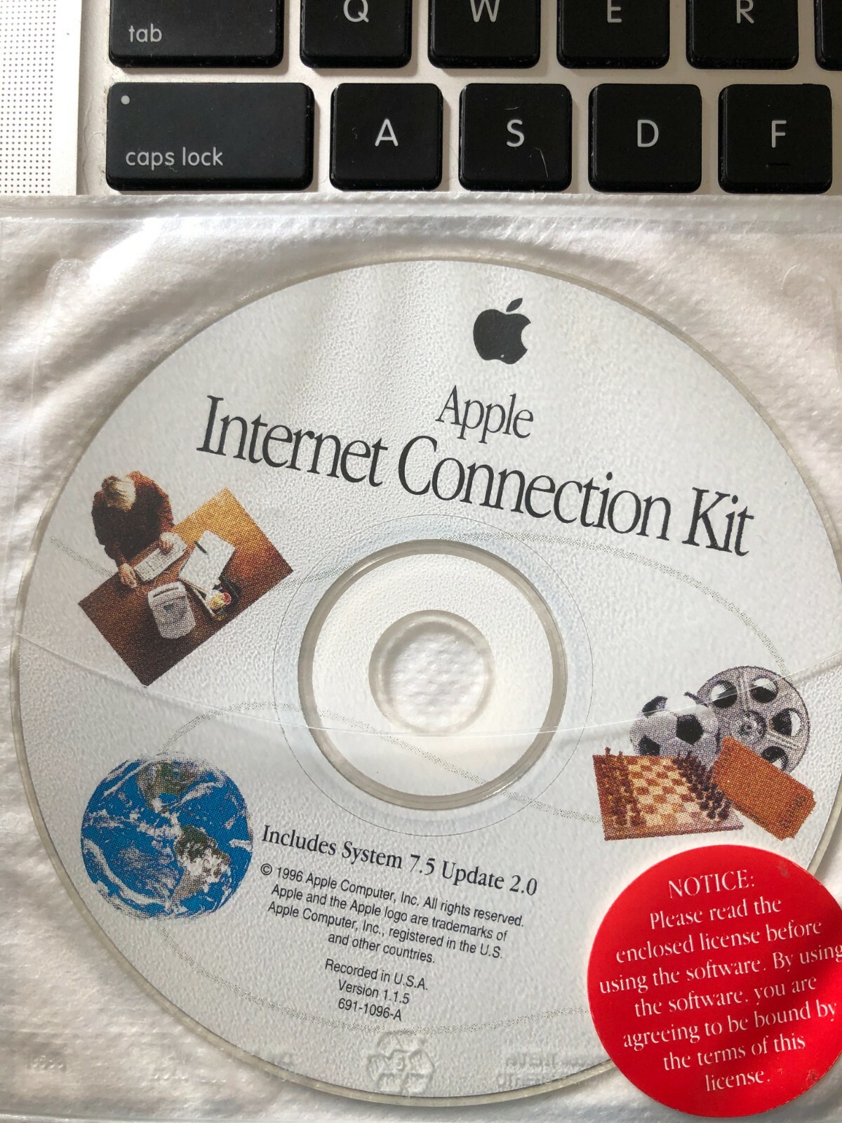 Vintage Apple Internet Connection Kit CD Version MAC OS