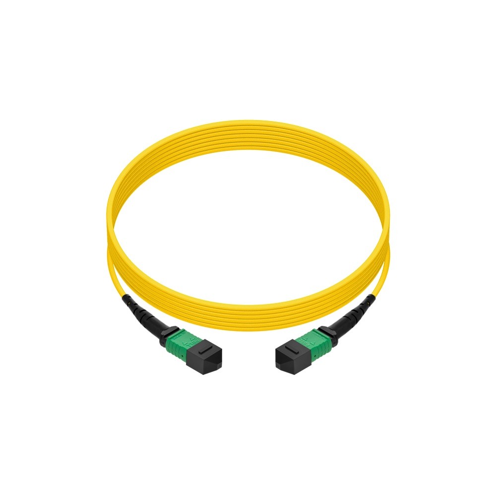 1m Singlemode MPO F/F 12-Fiber Type B 3mm Fiber Optic Cable