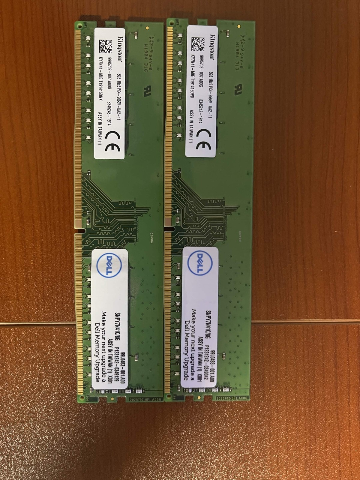KINGSTON 8BG 1RX8 PC4-2666V RAM