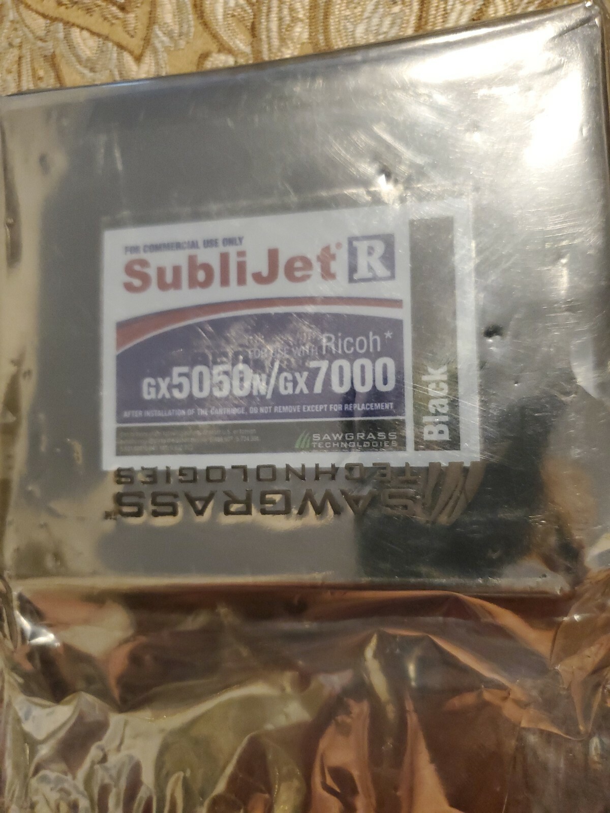 New Genuine Sawgrass SubliJet R for Ricoh GX 7000/5050 series, Black expired