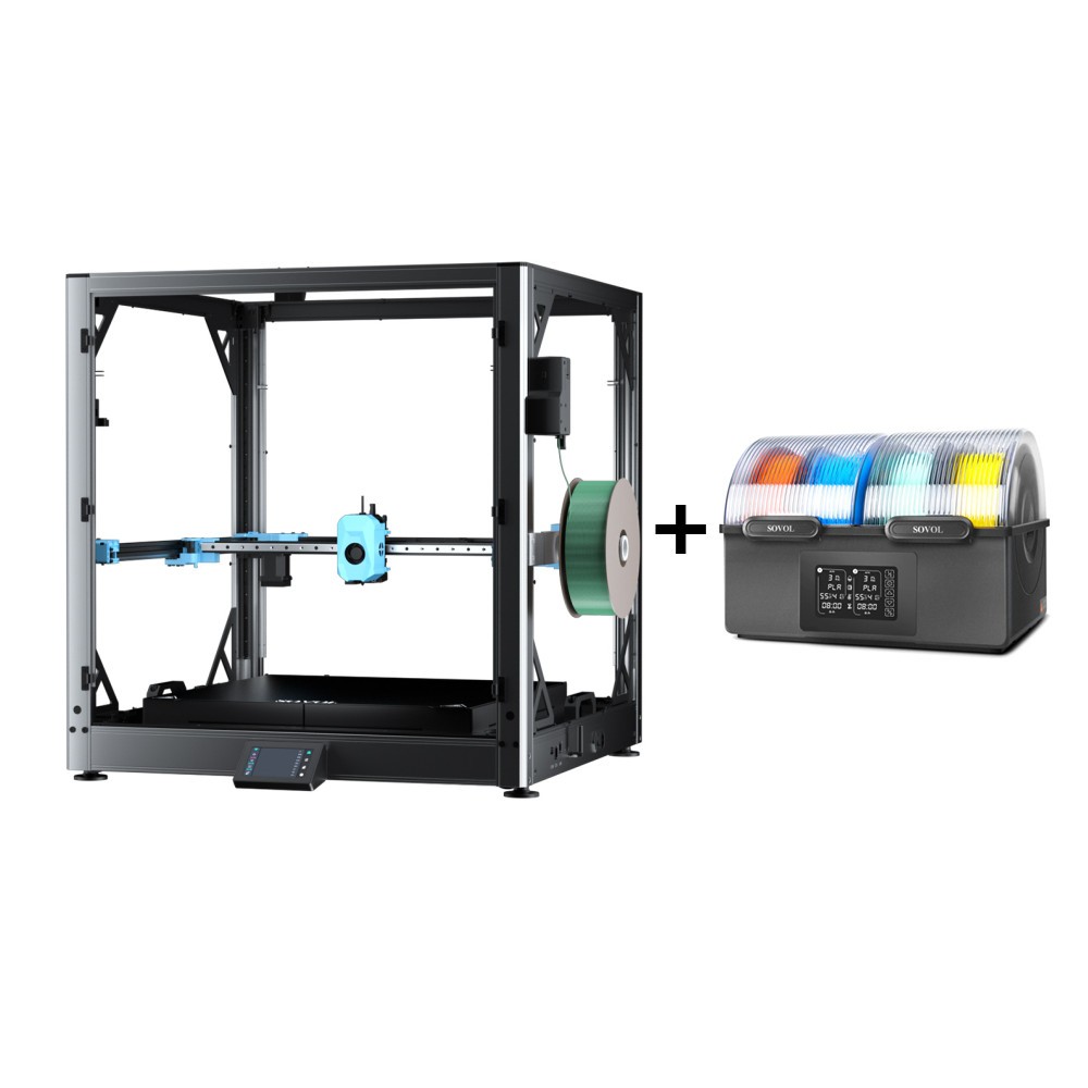 Sovol SV08 Max 3D Printer 700mm/s Eddy Current Scanning 500×500×500mm+SH03 Dryer