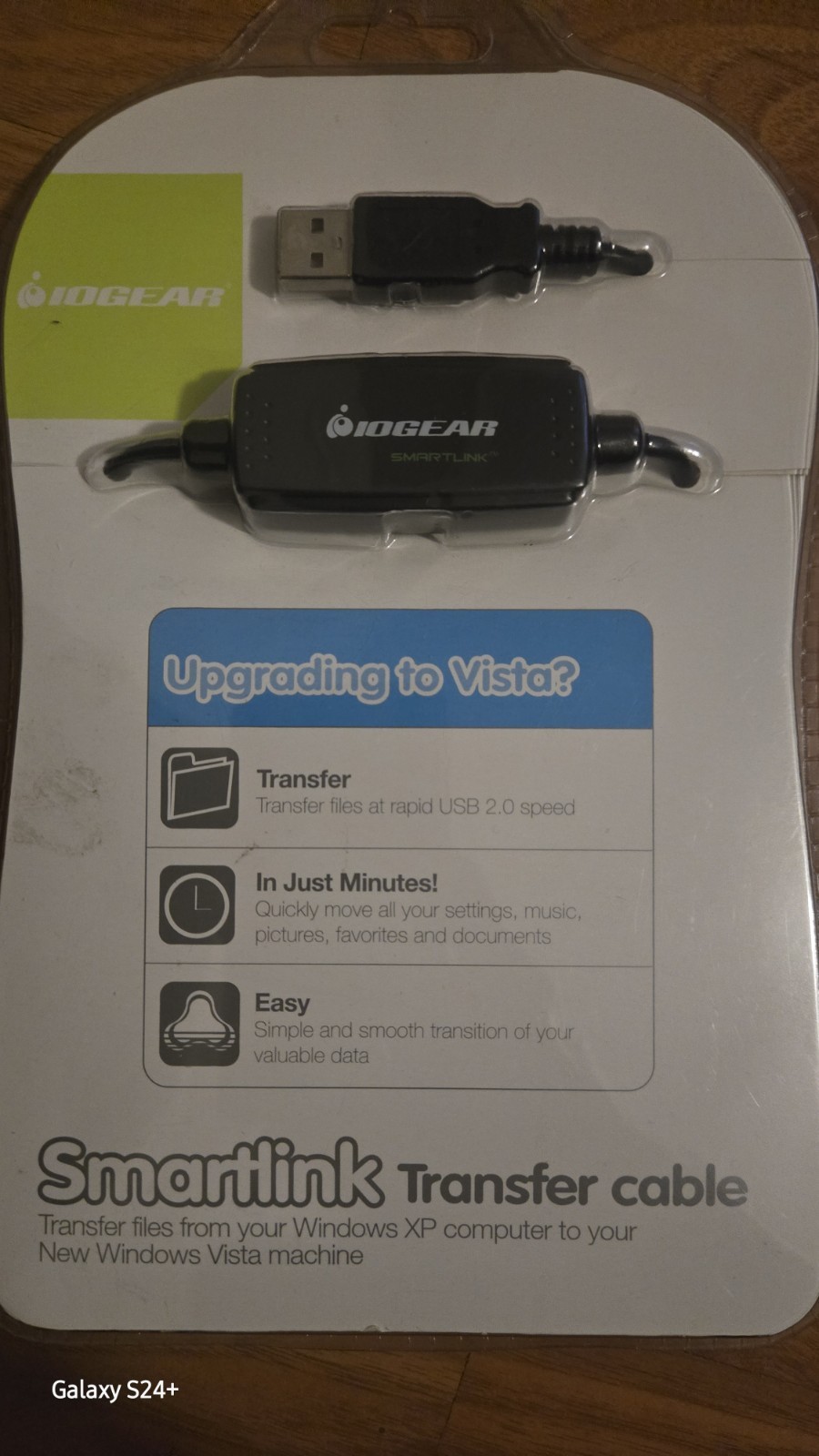 IOGEAR Smartlink Transfer USB Cable, "NEW/SEALED"