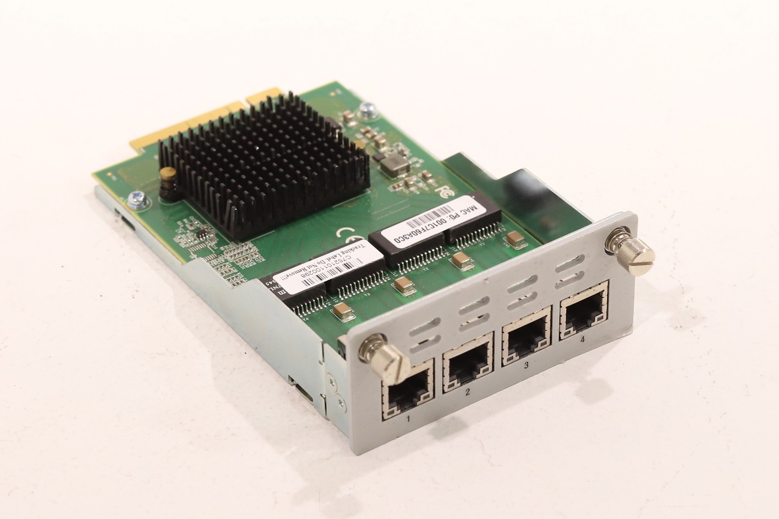 Check Point Quad-Port Gigabit Ethernet Network Interface Module P/N: CPAC-4-1C-L