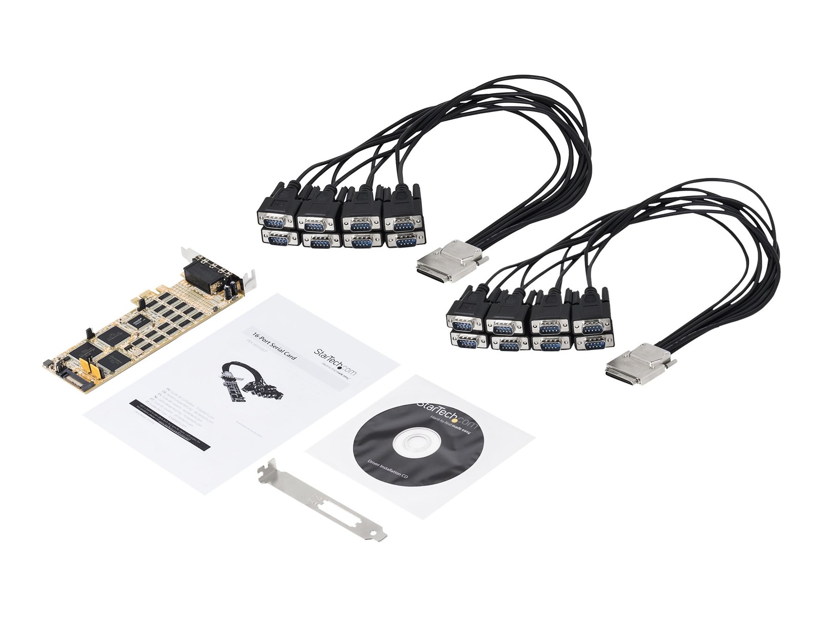 StarTechcom 16 Port PCI Express Serial Card PCI (PEX16S550LP)