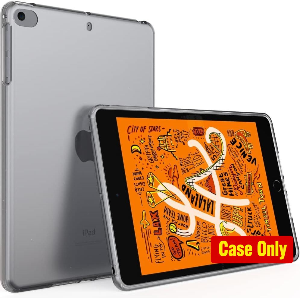 Case for iPad mini 5 / Mini 4, Slim Soft Design TPU Protective Cover, Clear