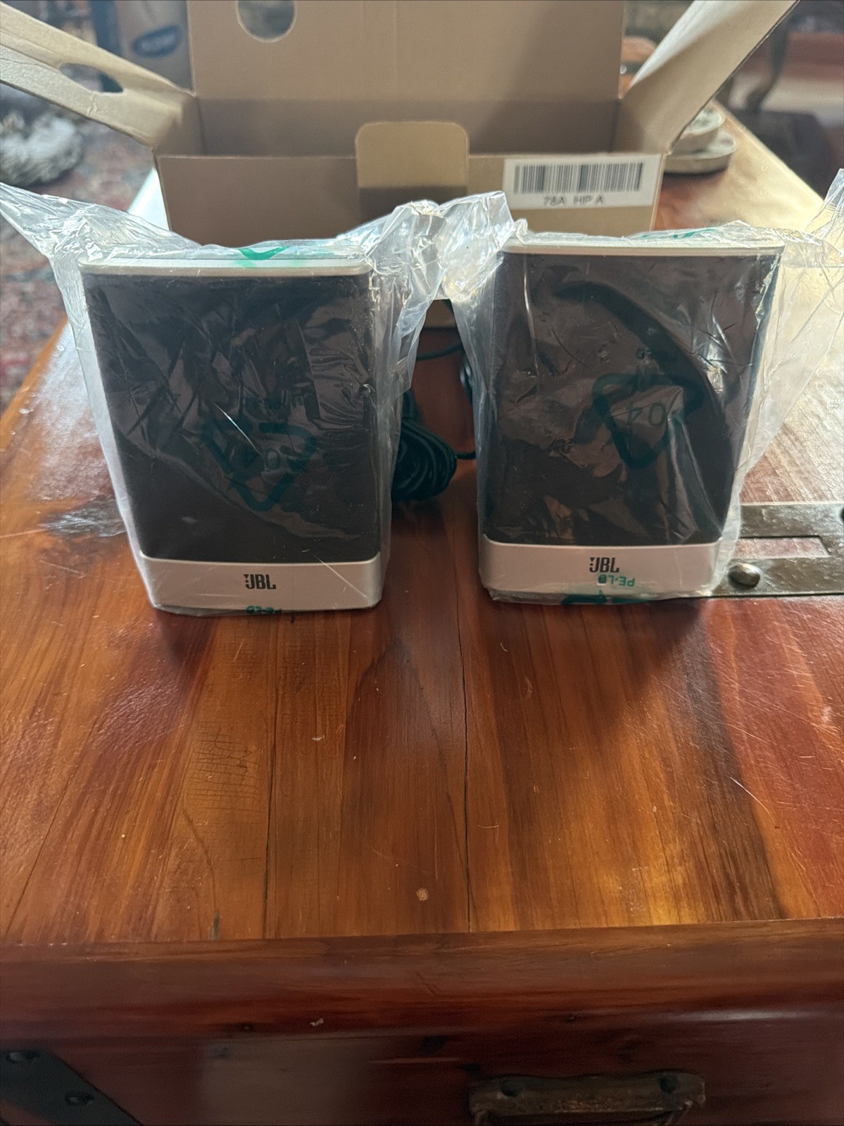JBL 5187-8359 RHYTHM SPEAKERS PC Desk Speakers Tested Working