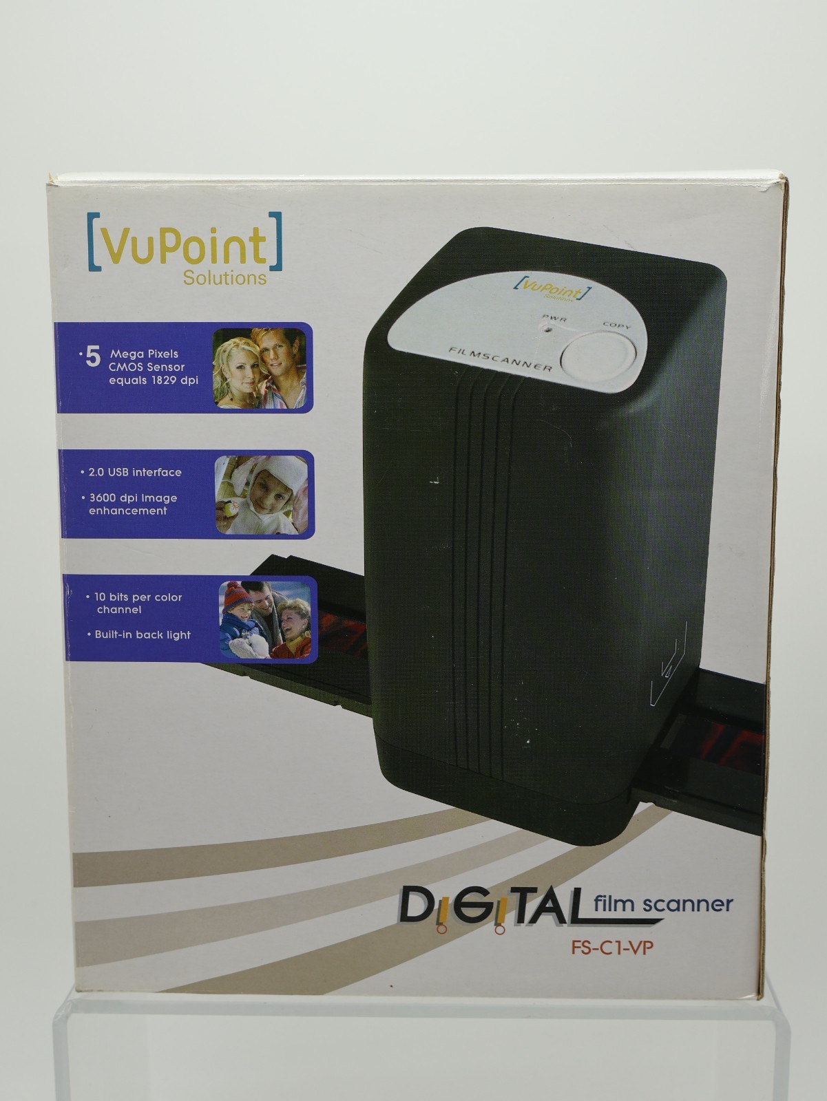 VuPoint Digital Film & Slide Converter / Scanner 35mm Slides & Negatives to PC