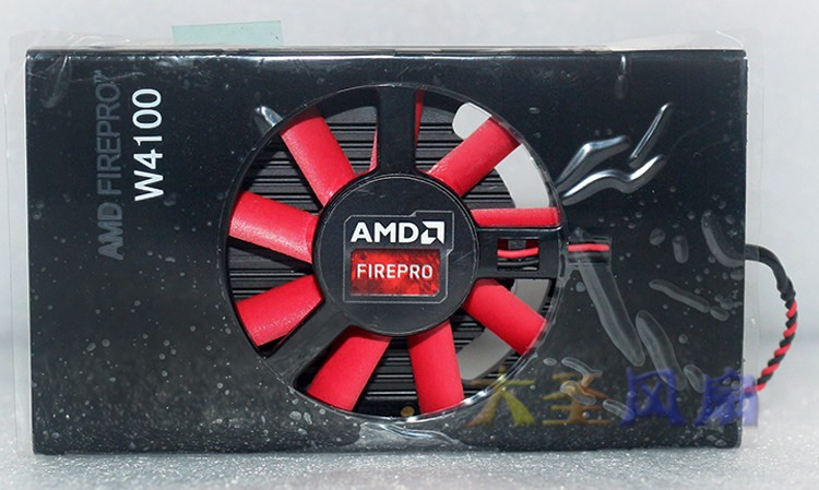 Graphics Card Heat Sink Hole Spacing 43*43mm Radiator For AMD FirePro W4100 W600