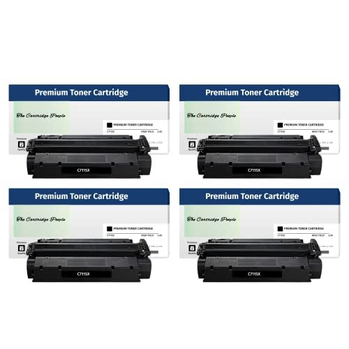 The Cartridge People 4pk, 3,500 Pages Hi-Yield Compatible 15X, C7115X