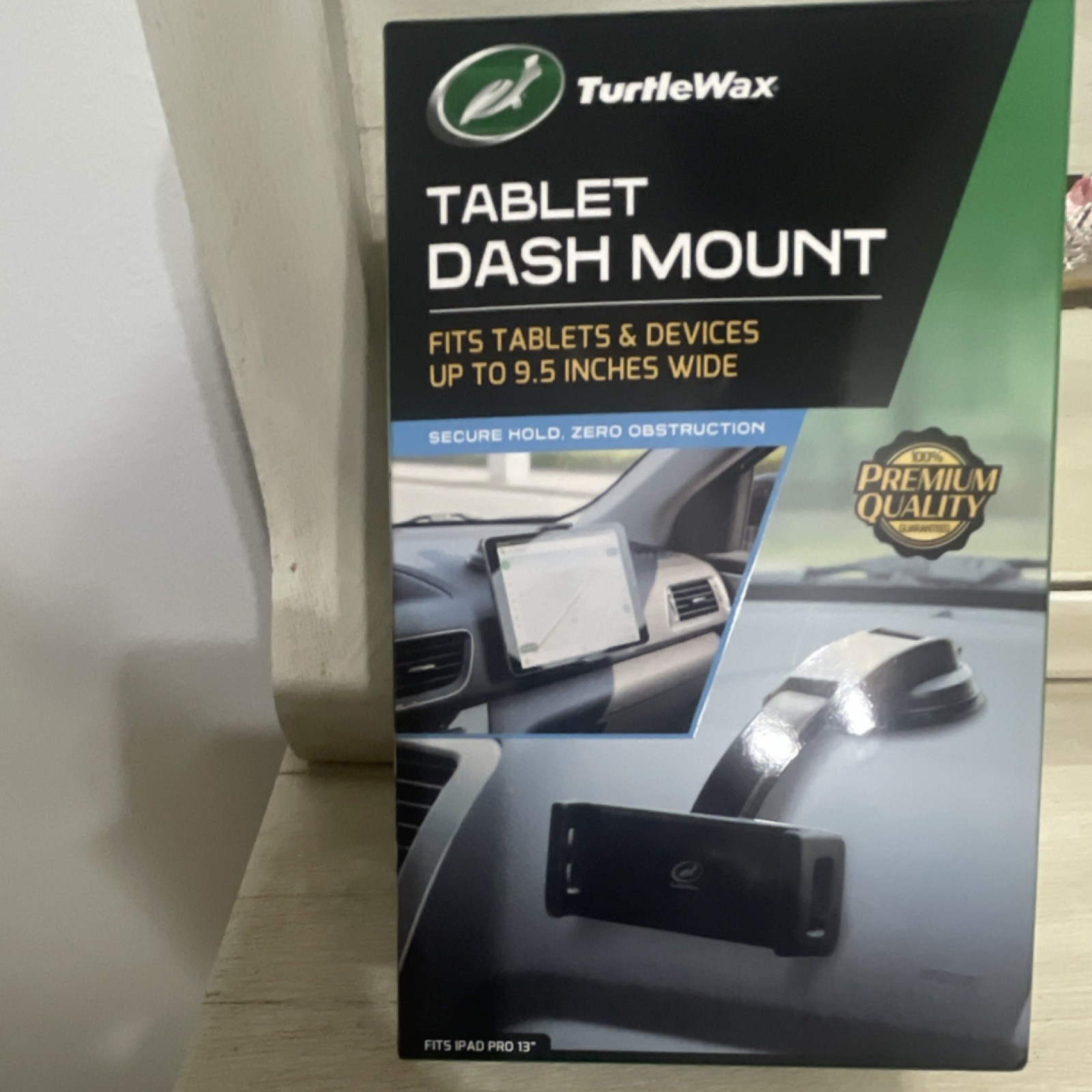 Turtle Wax Tablet Dash Mount Black Universal Fits Devices Up to 9.5 Inches
