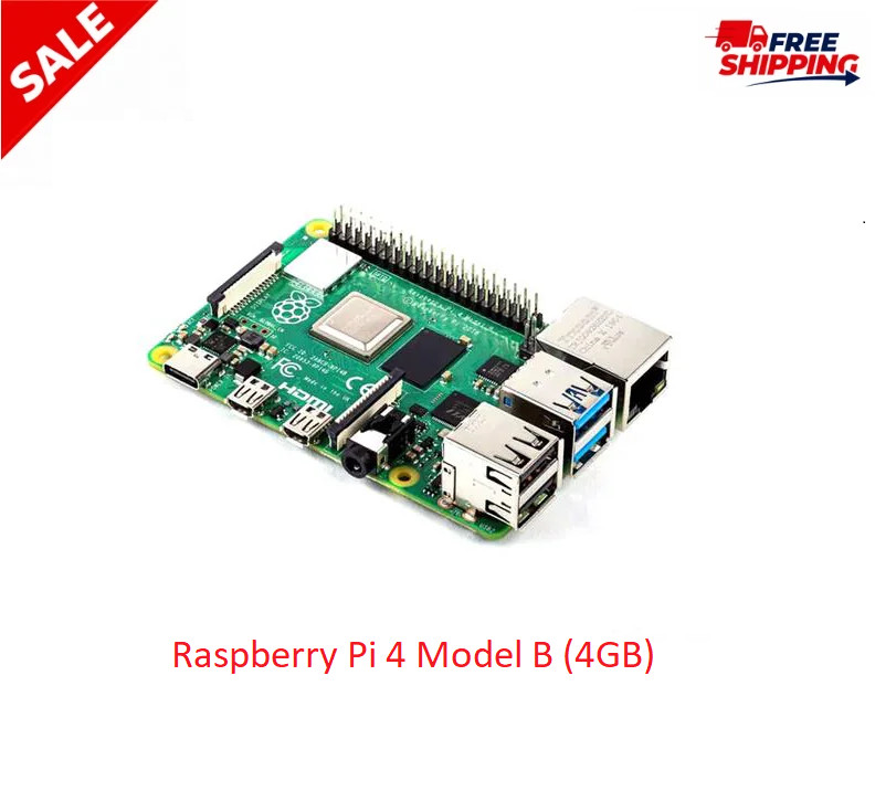 Raspberry Pi 4 Model B (4GB) - Hot - Sale - NO SHIPPING TO WAREHOUSE