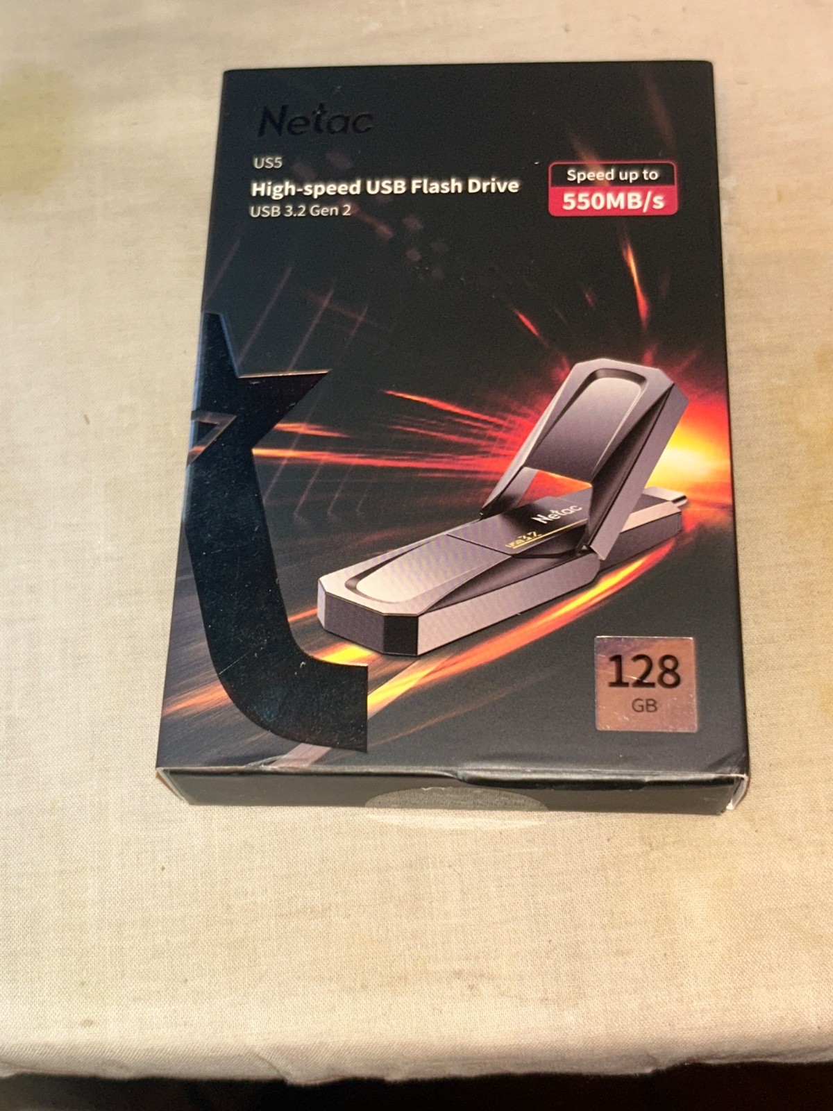 128 gb 3.2 netac US5 high-speed USB Flash Drive 550MB/s
