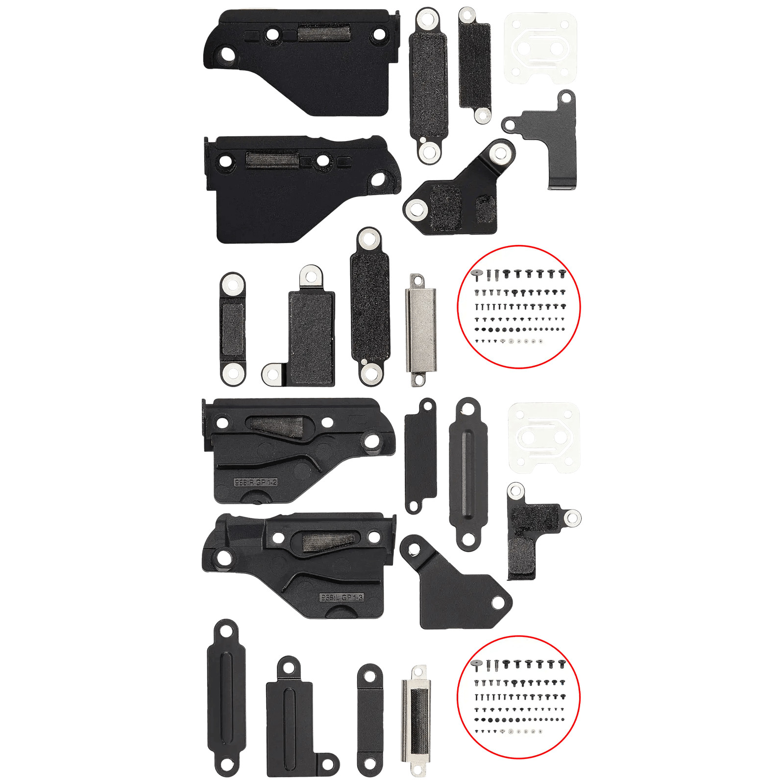 Full Set Small Metal Bracket And Screw Set For MacBook Pro 16" (A2141 /Mid 2019)
