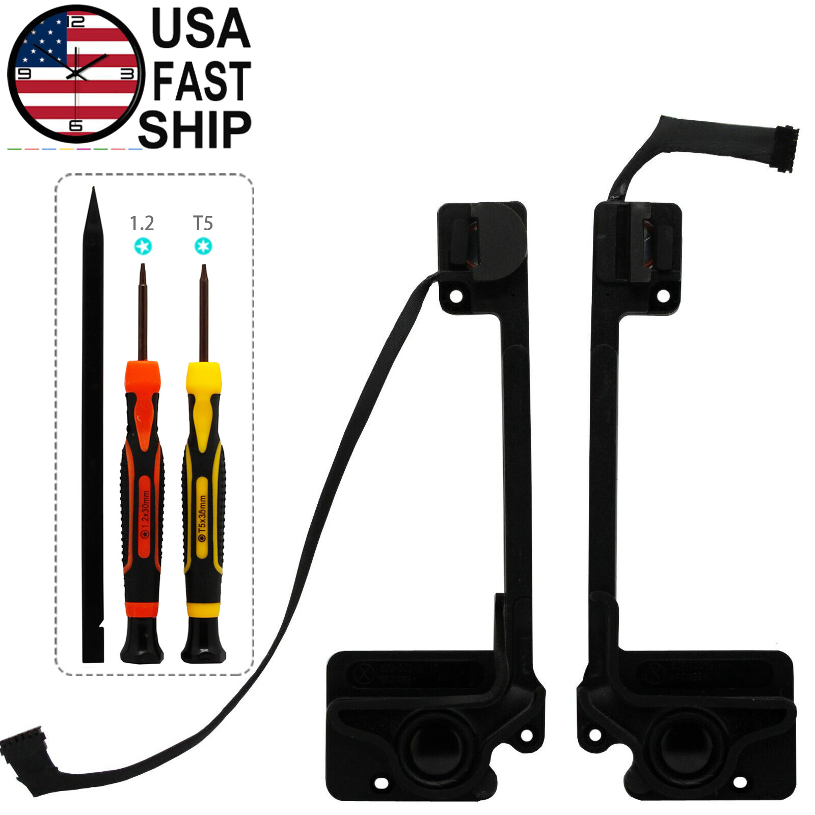 1Pair Loud Speaker +Tools For Macbook Pro Retina 13" A1502 2013-2015 Replacement