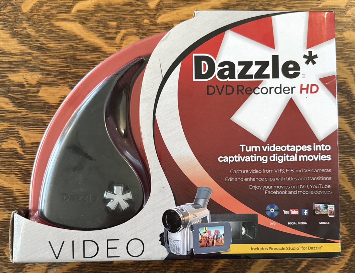 Pinnacle Dazzle DVD Recorder HD Video Editing Device - NEW
