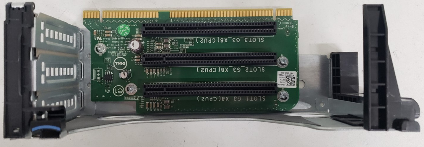Dell PowerEdge PCIe Riser Card 3x PCIe Gen3 x8 Slots P/N: 0DD3F6.